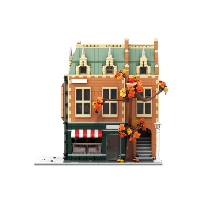 GOBRICKS MOC 197319 Butcher store - YWOBB