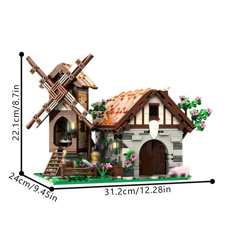 GOBRICKS MOC 201861 Blacksmith's Breeze - YWOBB