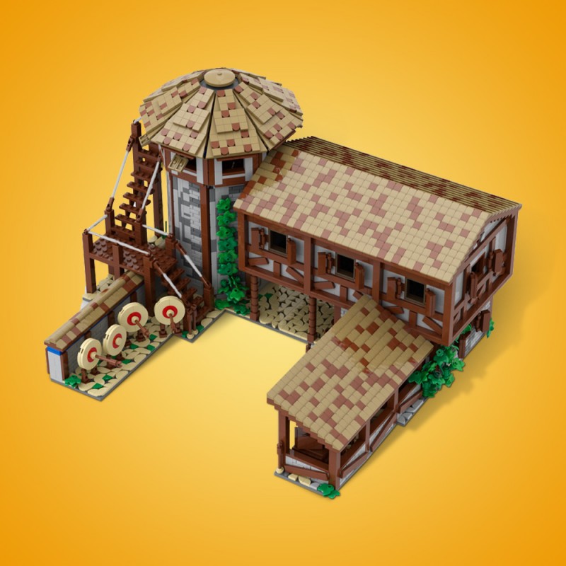GOBRICKS MOC 200427 Age of Empires - Archery Range - YWOBB