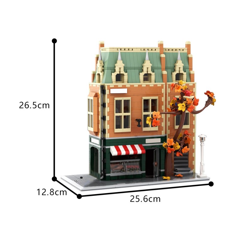 GOBRICKS MOC 197319 Butcher store - YWOBB