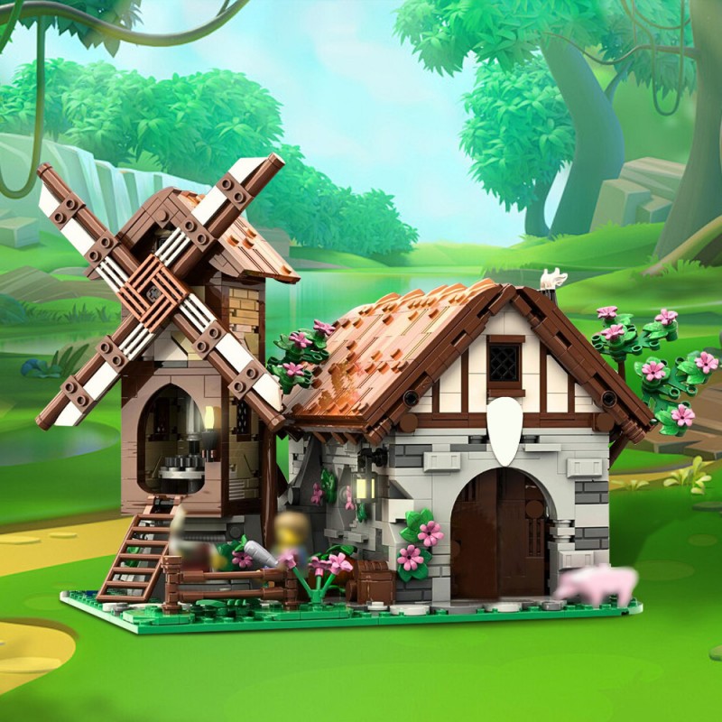 GOBRICKS MOC 201861 Blacksmith's Breeze - YWOBB