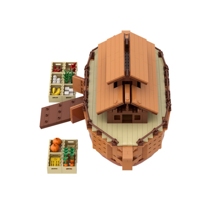 GOBRICKS MOC A1793Y01 Noah's Ark - YWOBB