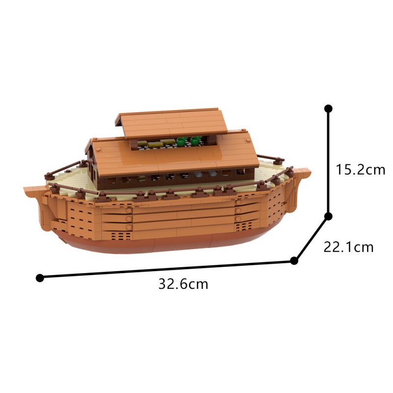 GOBRICKS MOC A1793Y01 Noah's Ark - YWOBB