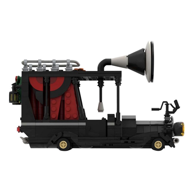 GOBRICKS MOC 194484 The nightmare before Christmas - Mayor's car - YWOBB