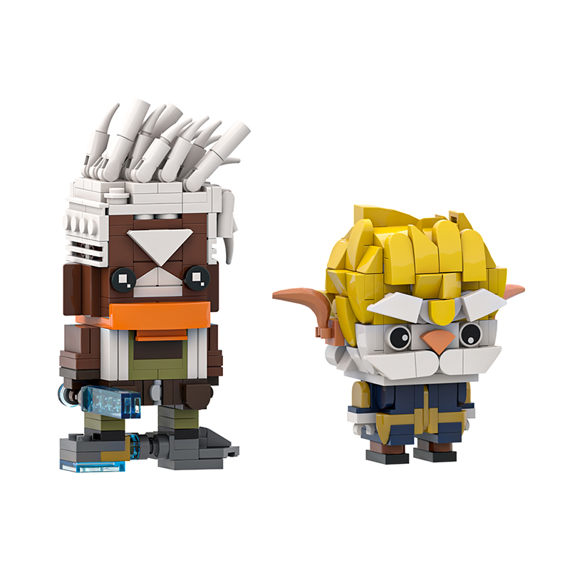 GOBRICKS MOC A1847Y03 League of Legends Battle of Two Cities - YWOBB