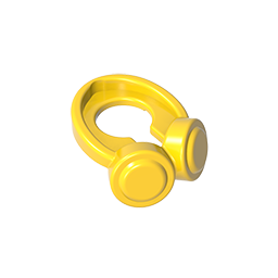 GOBRICKS GDS-90280 Minifigure Headphones Around Neck - YWOBB