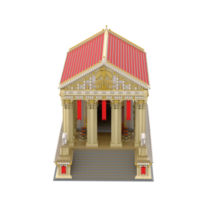 GOBRICKS MOC A1769 Ancient Roman Temple - YWOBB