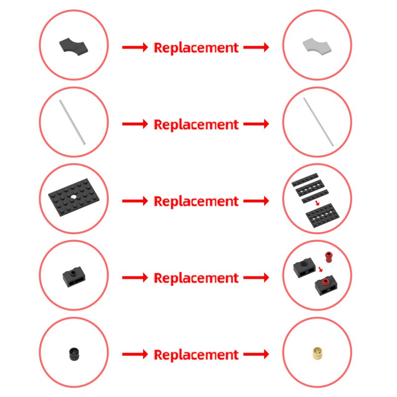 GOBRICKS MOC 194484 The nightmare before Christmas - Mayor's car - YWOBB