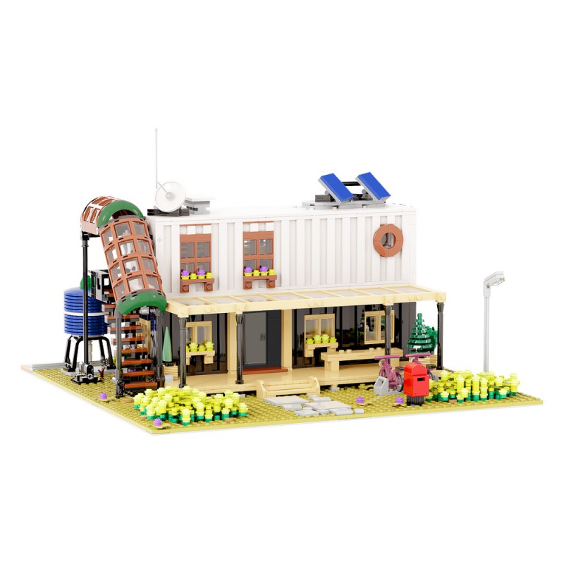GOBRICKS MOC 189769 Container House II - YWOBB