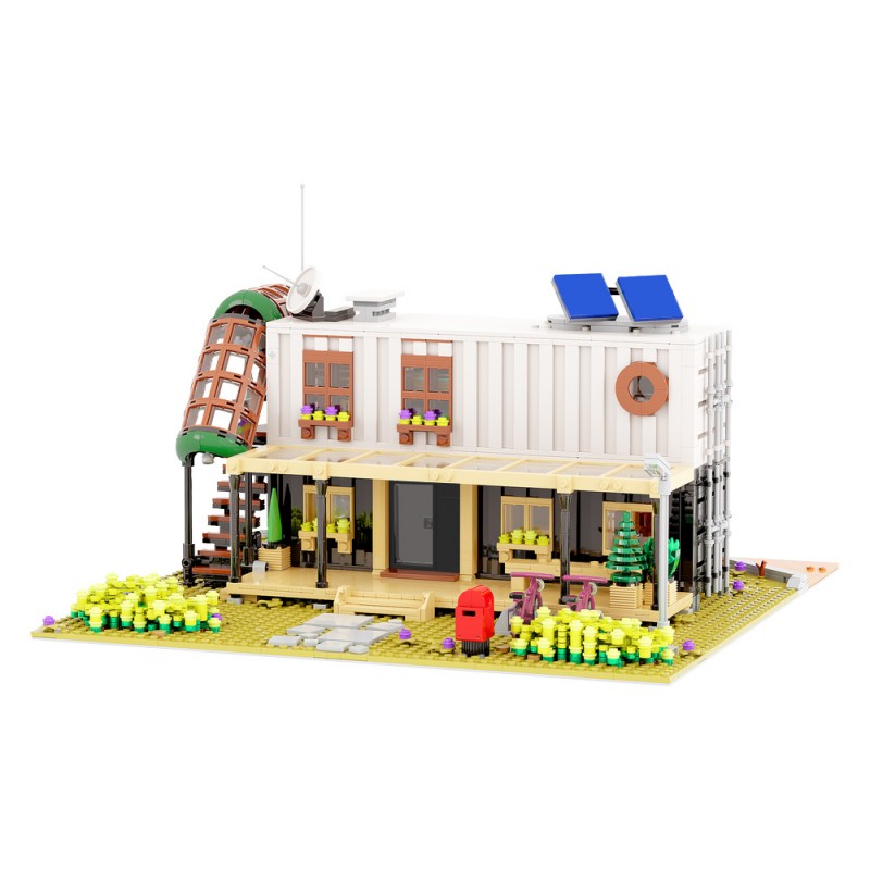 GOBRICKS MOC 189769 Container House II - YWOBB