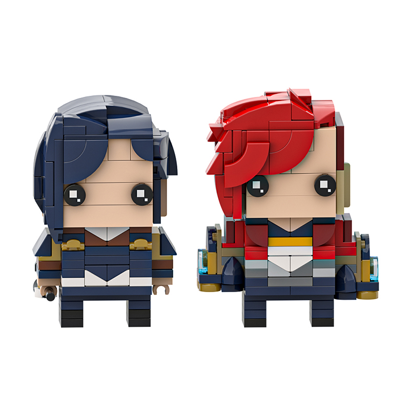 GOBRICKS MOC A1847Y02 League of Legends Battle of Two Cities - YWOBB