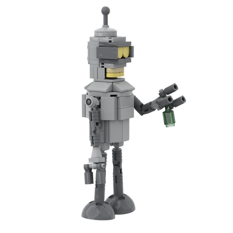 GOBRICKS MOC A1773 Futurama Bender - YWOBB