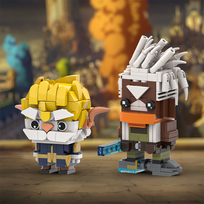 GOBRICKS MOC A1847Y03 League of Legends Battle of Two Cities - YWOBB