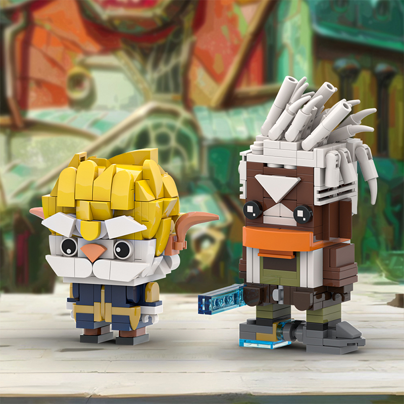 GOBRICKS MOC A1847Y03 League of Legends Battle of Two Cities - YWOBB