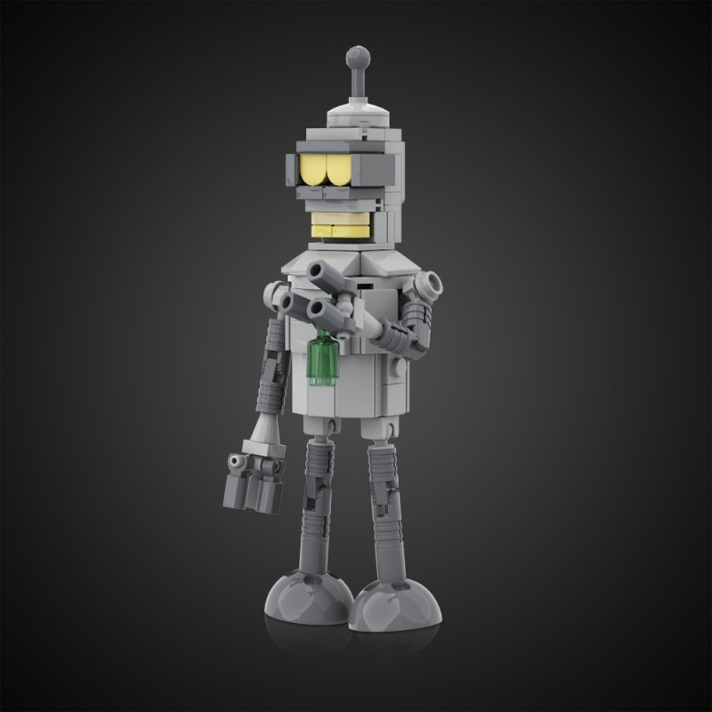 GOBRICKS MOC A1773 Futurama Bender - YWOBB