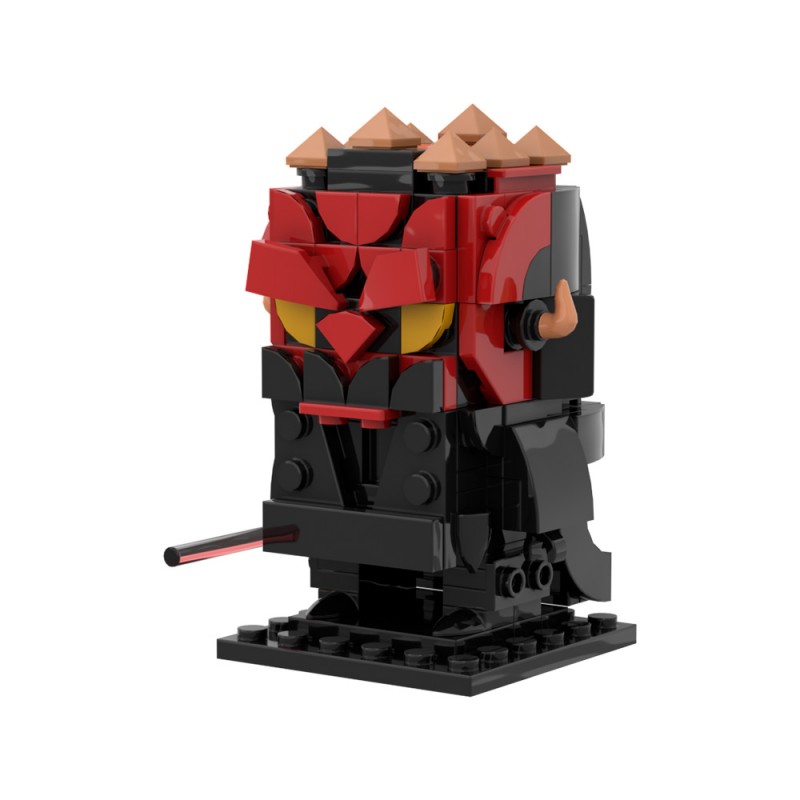 GOBRICKS MOC A1771 Darth Maul BrickHeadz - YWOBB