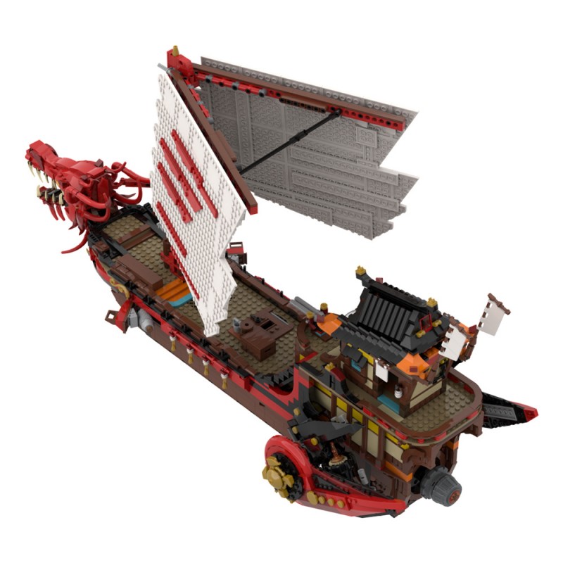 GOBRICKS MOC A1795 LEGACY DESTINY'S BOUNTY SHIP - YWOBB