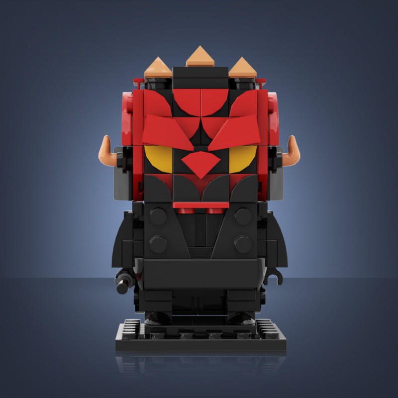 GOBRICKS MOC A1771 Darth Maul BrickHeadz - YWOBB