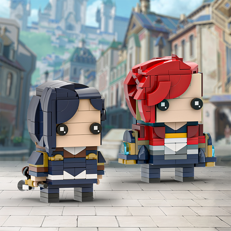 GOBRICKS MOC A1847Y02 League of Legends Battle of Two Cities - YWOBB