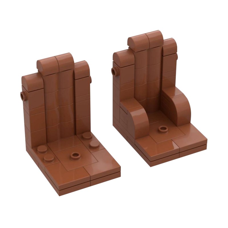 GOBRICKS MOC 194484 The nightmare before Christmas - Mayor's car - YWOBB