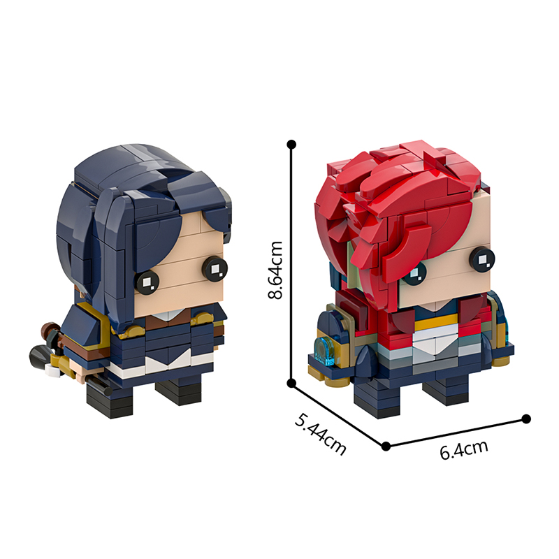GOBRICKS MOC A1847Y02 League of Legends Battle of Two Cities - YWOBB
