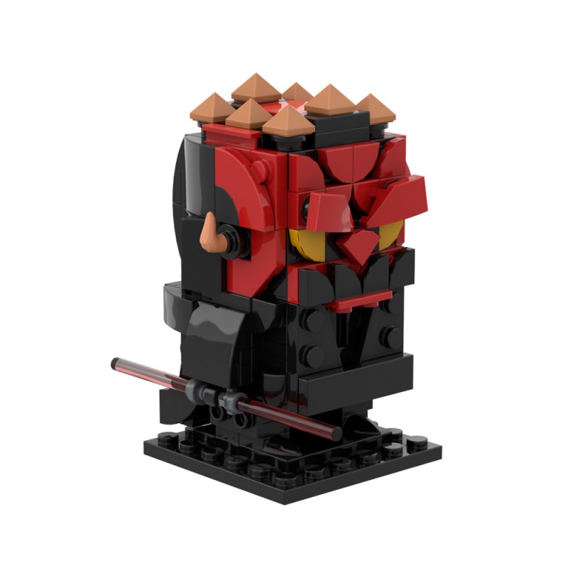 GOBRICKS MOC A1771 Darth Maul BrickHeadz - YWOBB