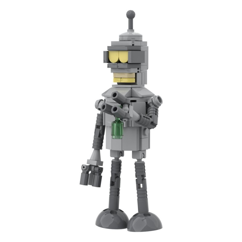 GOBRICKS MOC A1773 Futurama Bender - YWOBB