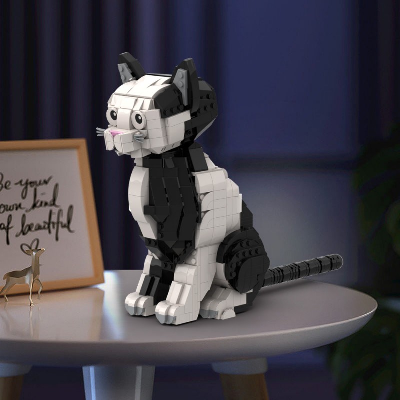GOBRICKS MOC A1772 Cat - YWOBB