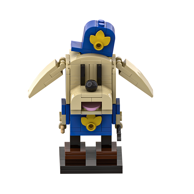 GOBRICKS MOC A1863 Detective Dog - YWOBB