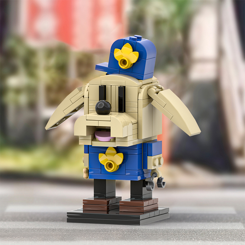 GOBRICKS MOC A1863 Detective Dog - YWOBB