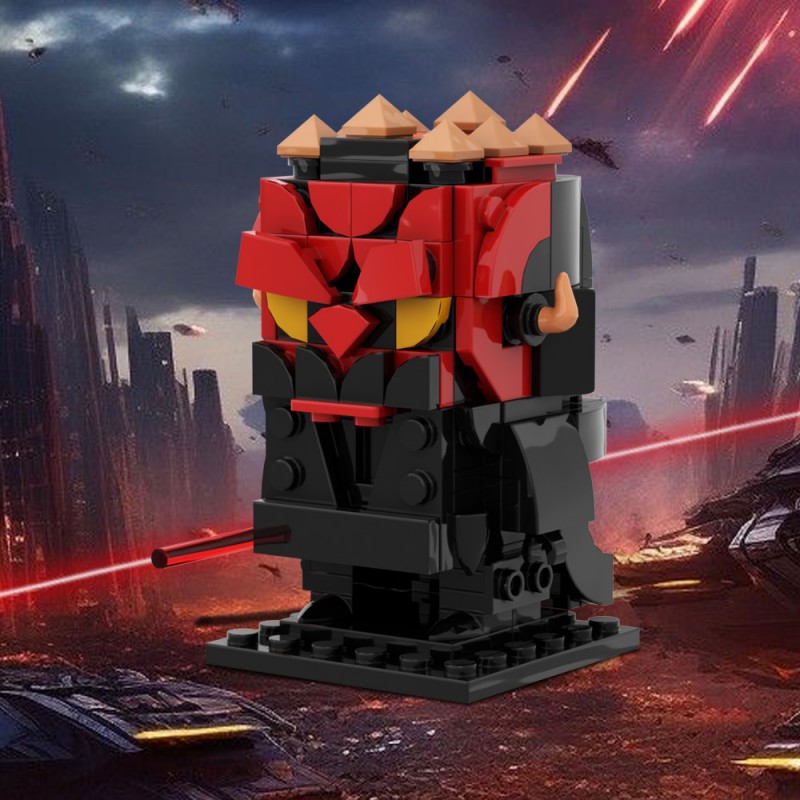 GOBRICKS MOC A1771 Darth Maul BrickHeadz - YWOBB