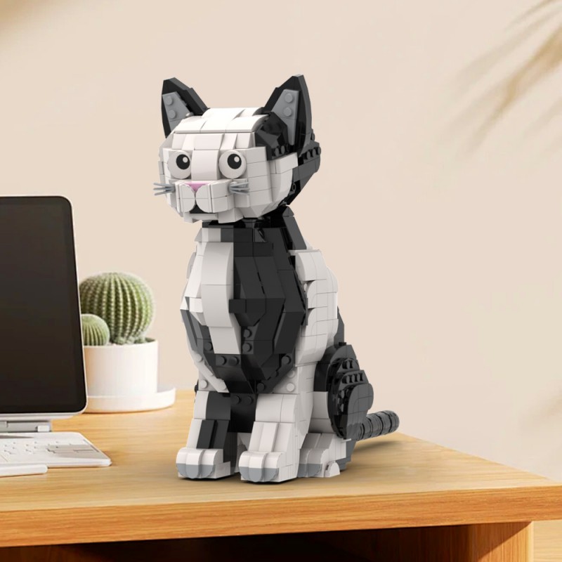 GOBRICKS MOC A1772 Cat - YWOBB