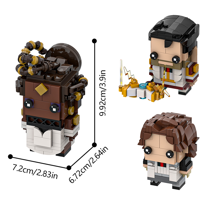 GOBRICKS MOC A1847Y01 League of Legends Battle of Two Cities Jayce mel Victor - YWOBB