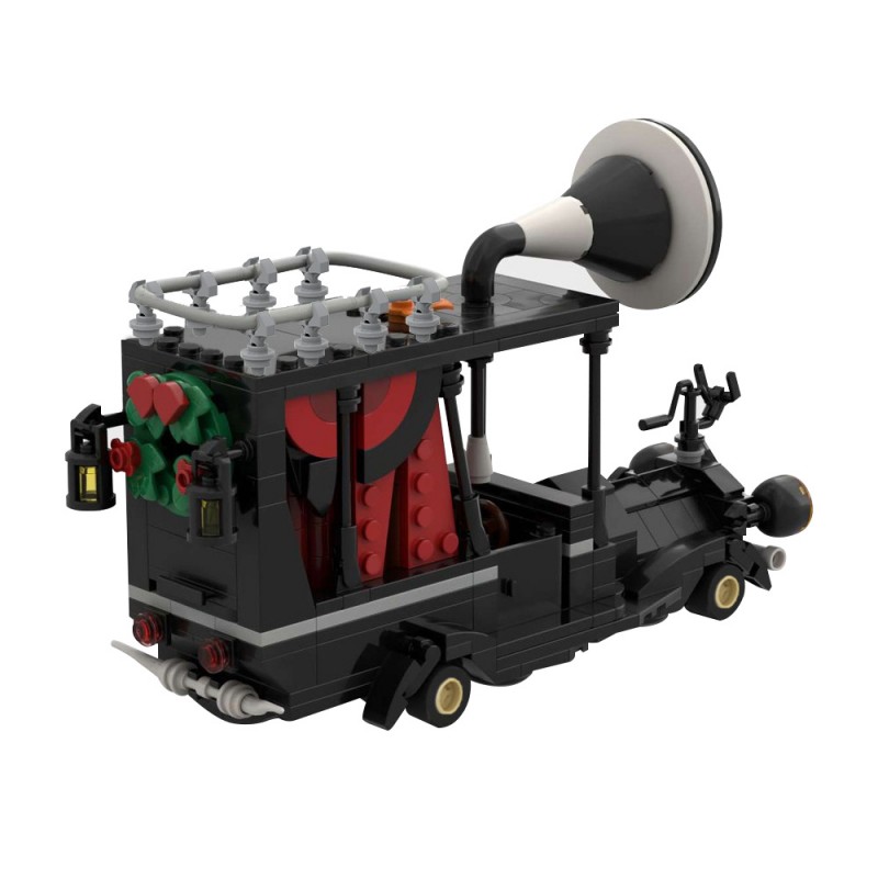 GOBRICKS MOC 194484 The nightmare before Christmas - Mayor's car - YWOBB