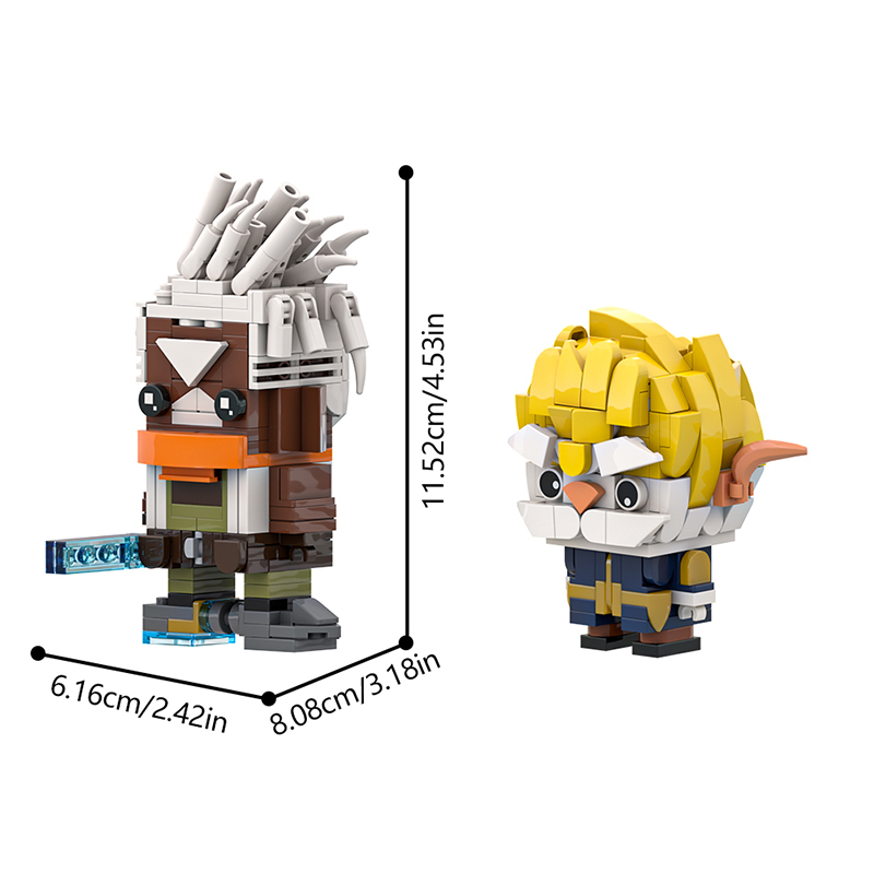 GOBRICKS MOC A1847Y03 League of Legends Battle of Two Cities - YWOBB