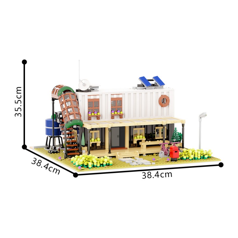 GOBRICKS MOC 189769 Container House II - YWOBB