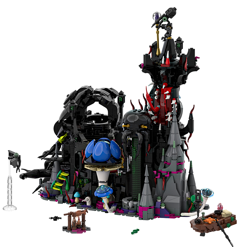 GOBRICKS MOC 193198 Eldritch Castle - YWOBB