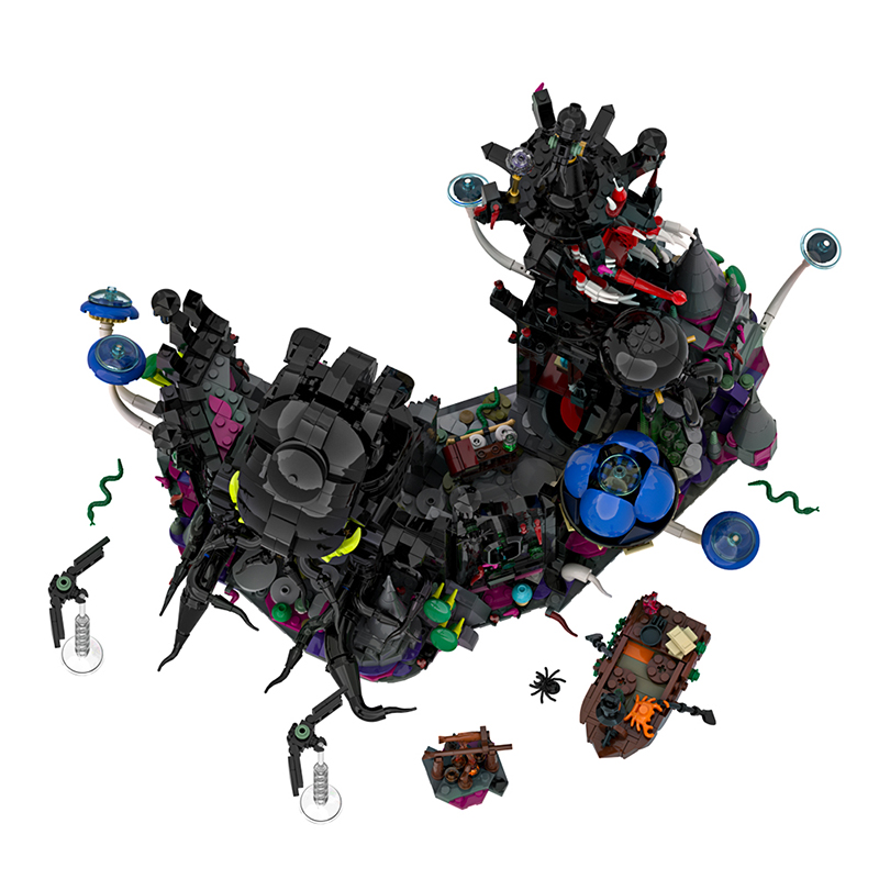 GOBRICKS MOC 193198 Eldritch Castle - YWOBB