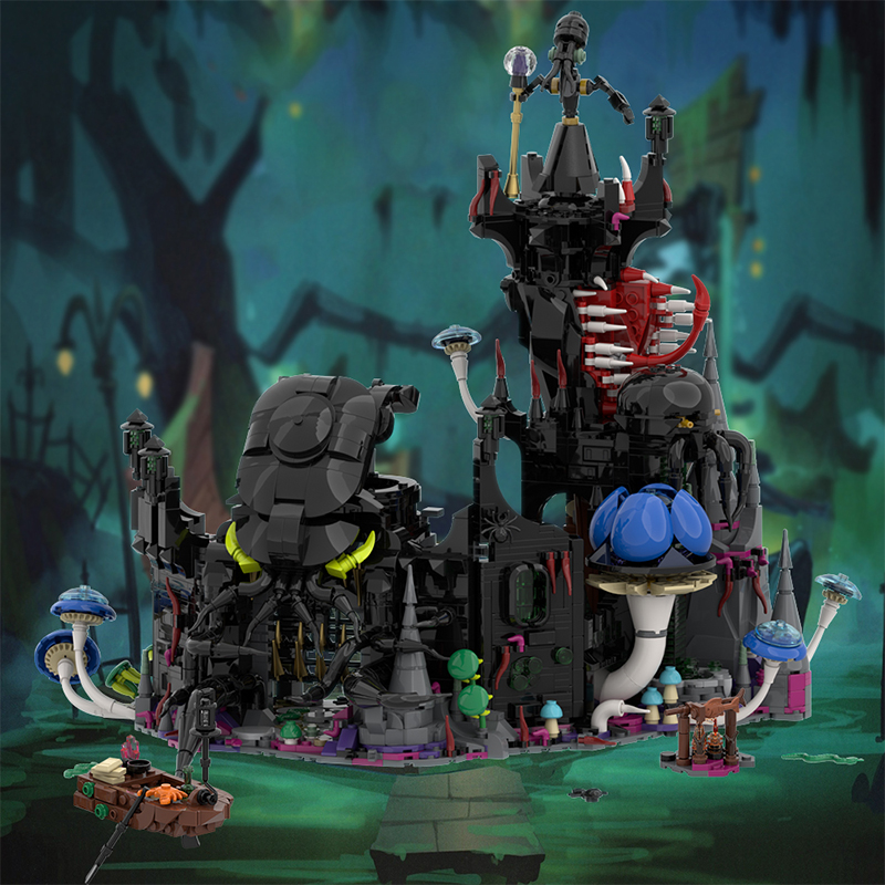 GOBRICKS MOC 193198 Eldritch Castle - YWOBB