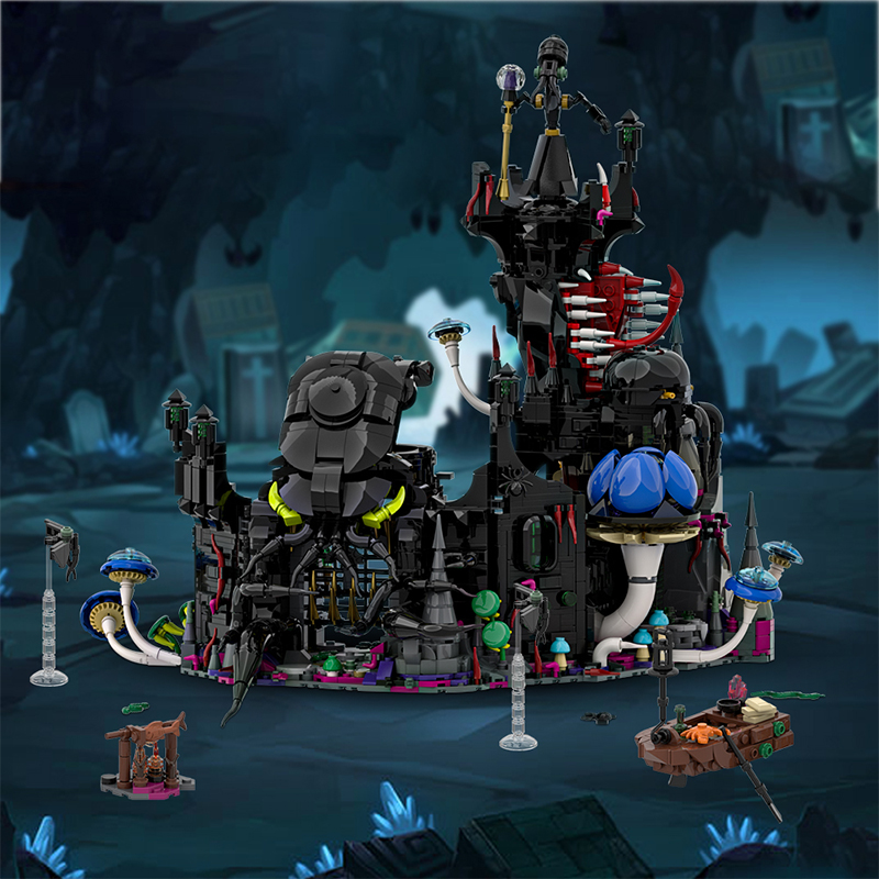 GOBRICKS MOC 193198 Eldritch Castle - YWOBB