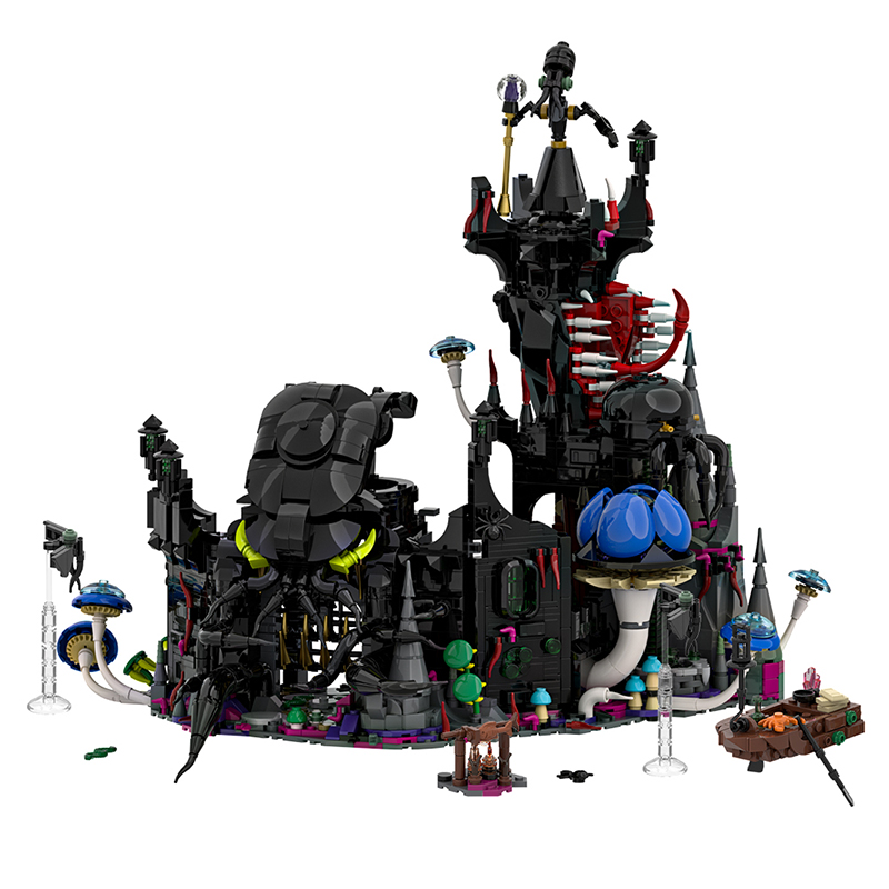 GOBRICKS MOC 193198 Eldritch Castle - YWOBB