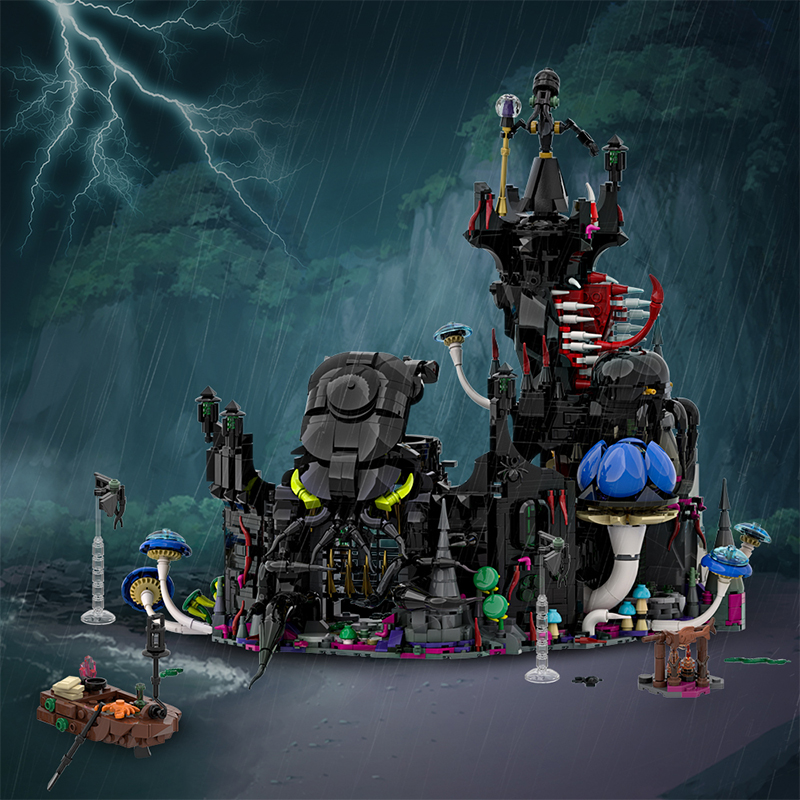 GOBRICKS MOC 193198 Eldritch Castle - YWOBB