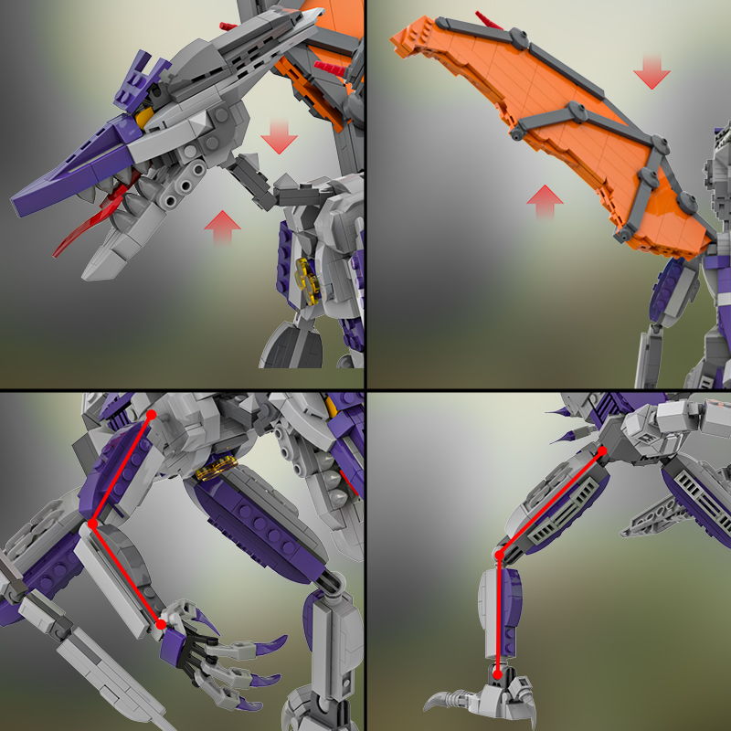 GOBRICKS MOC 201894 Cyborg Space Pirate Captain