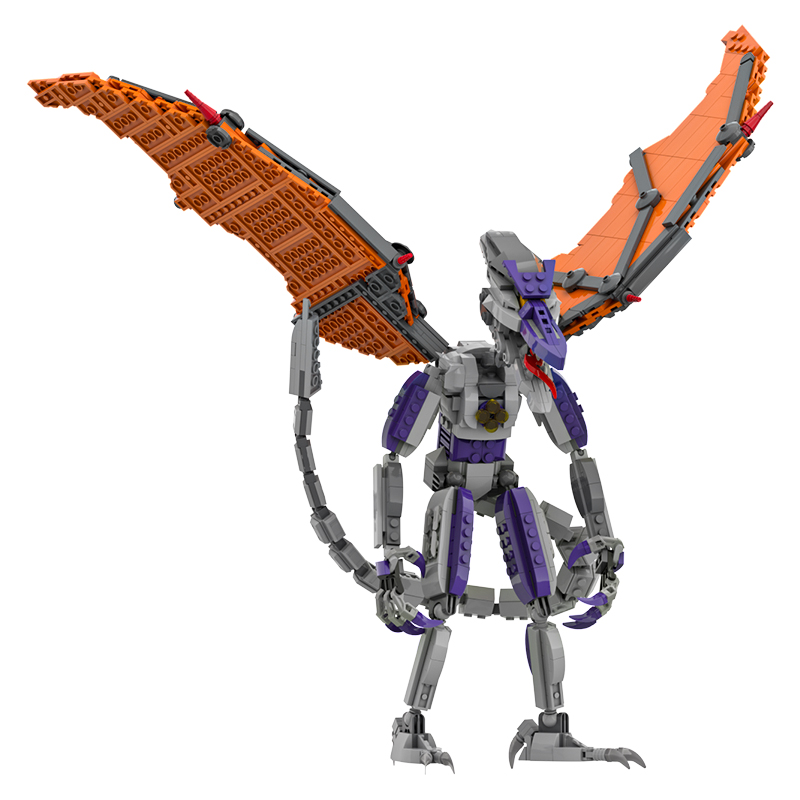 GOBRICKS MOC 201894 Cyborg Space Pirate Captain