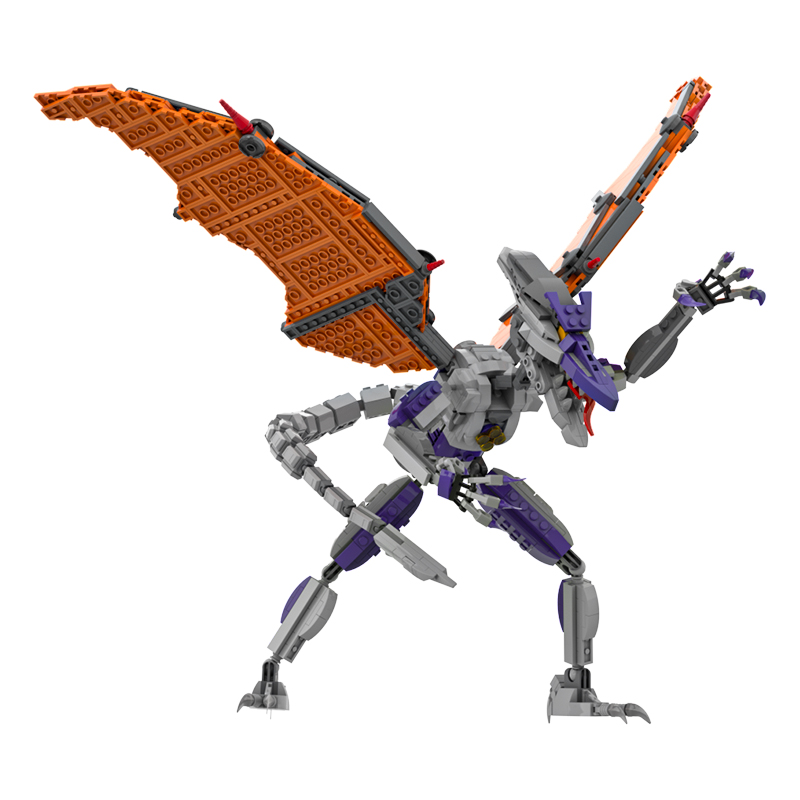 GOBRICKS MOC 201894 Cyborg Space Pirate Captain