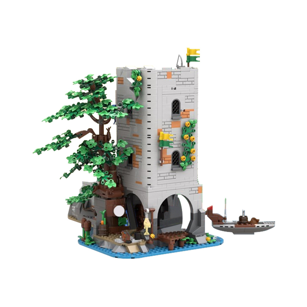 GOBRICKS MOC 194596 Forestmen River Fortress - YWOBB
