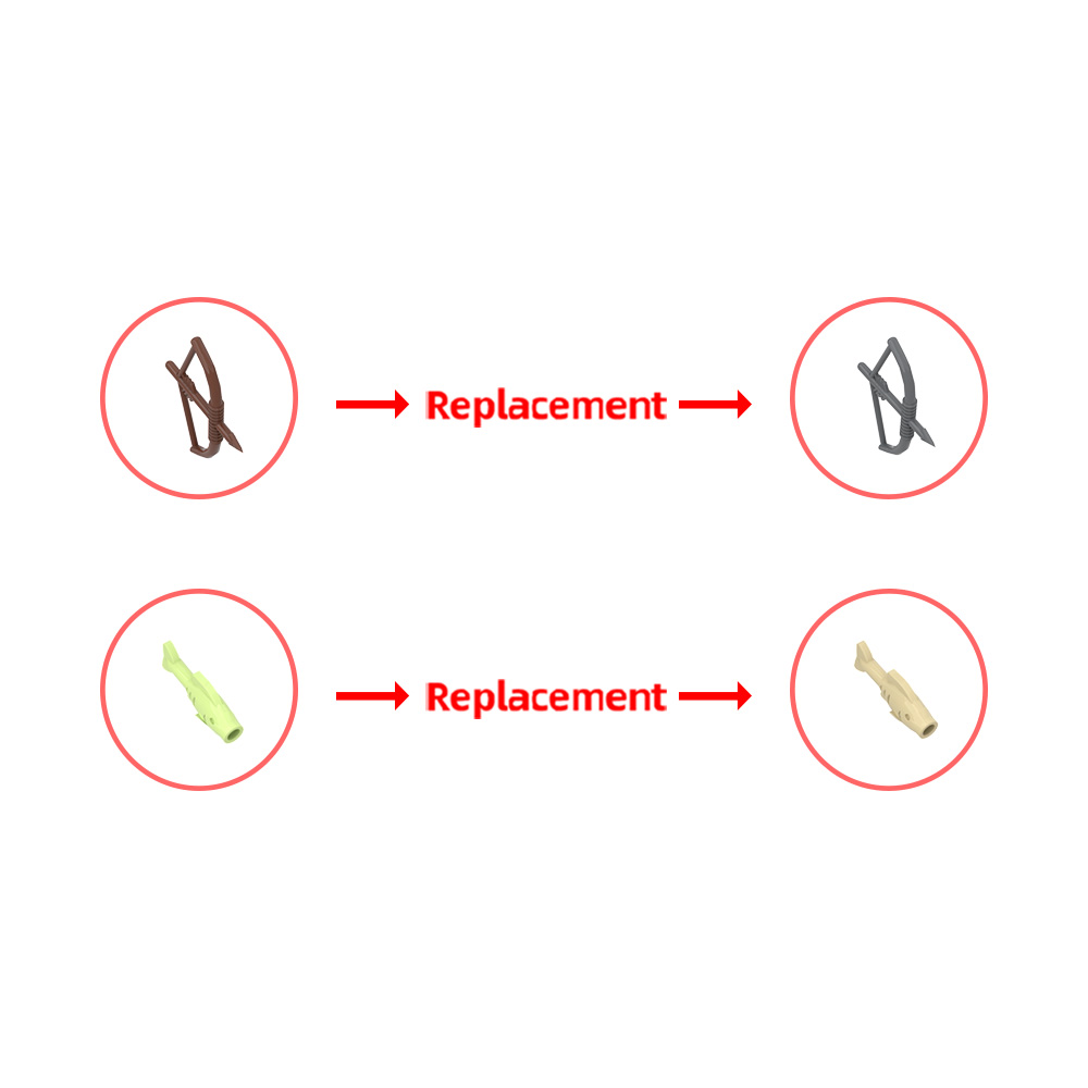 GOBRICKS MOC 194596 Forestmen River Fortress - YWOBB