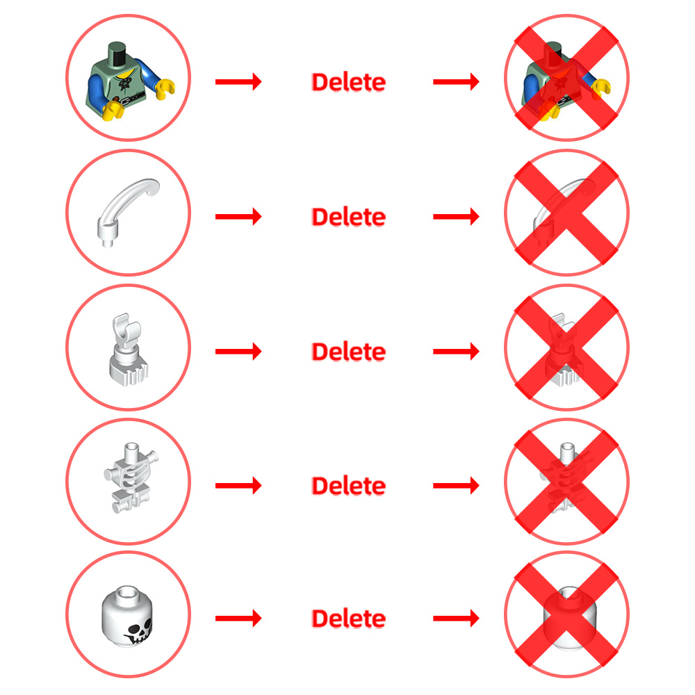 GOBRICKS MOC 194596 Forestmen River Fortress - YWOBB