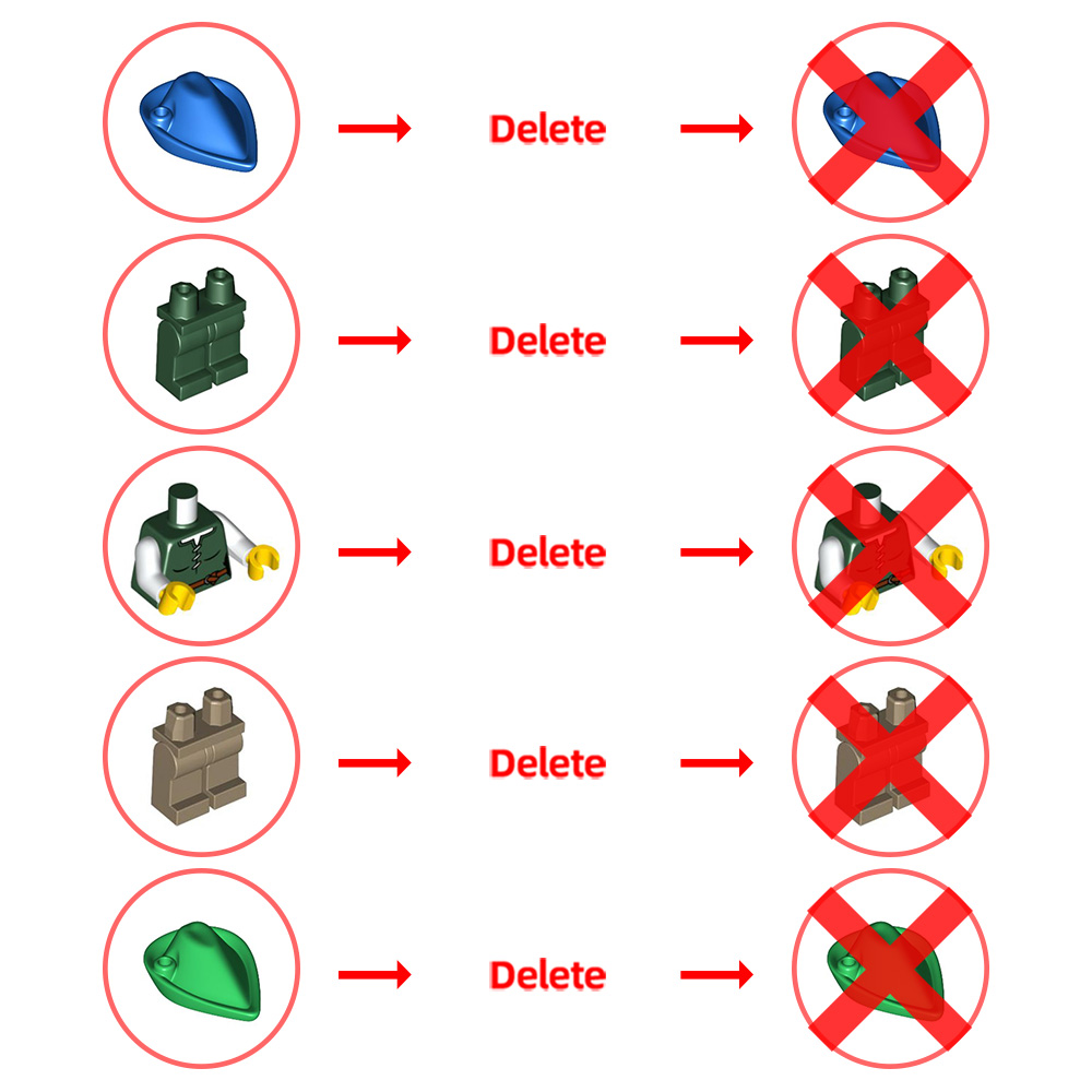 GOBRICKS MOC 194596 Forestmen River Fortress - YWOBB