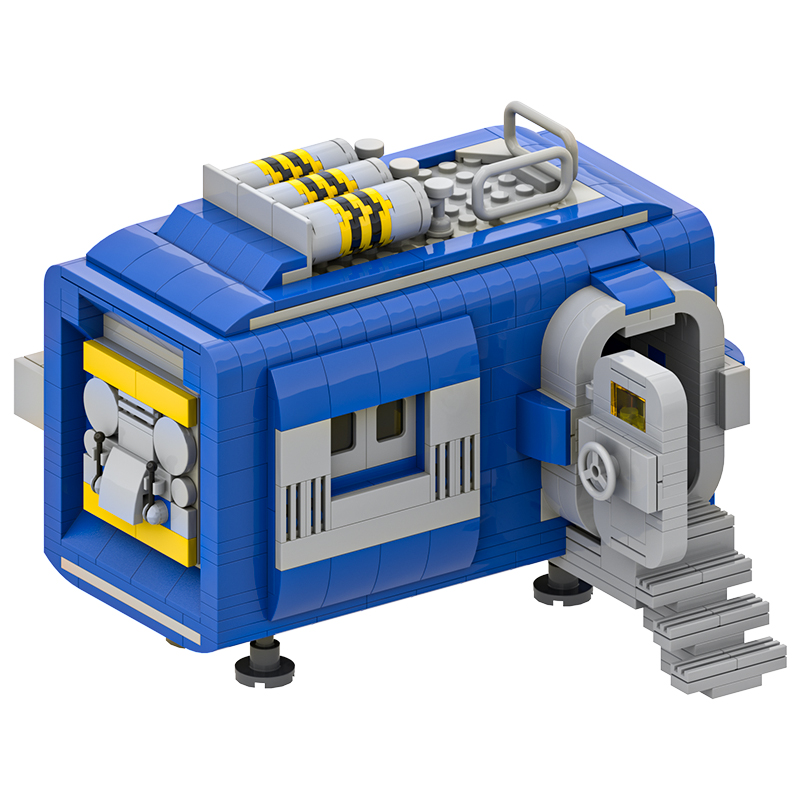 GOBRICKS MOC 200425 Classic Space - Modular Base v2 - YWOBB